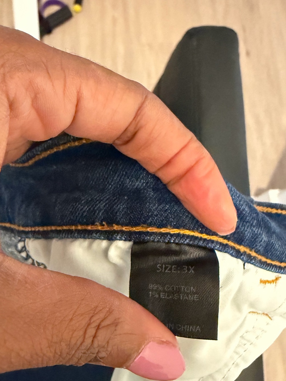 Classic Women’s Plus Dark Blue Denim Jeans